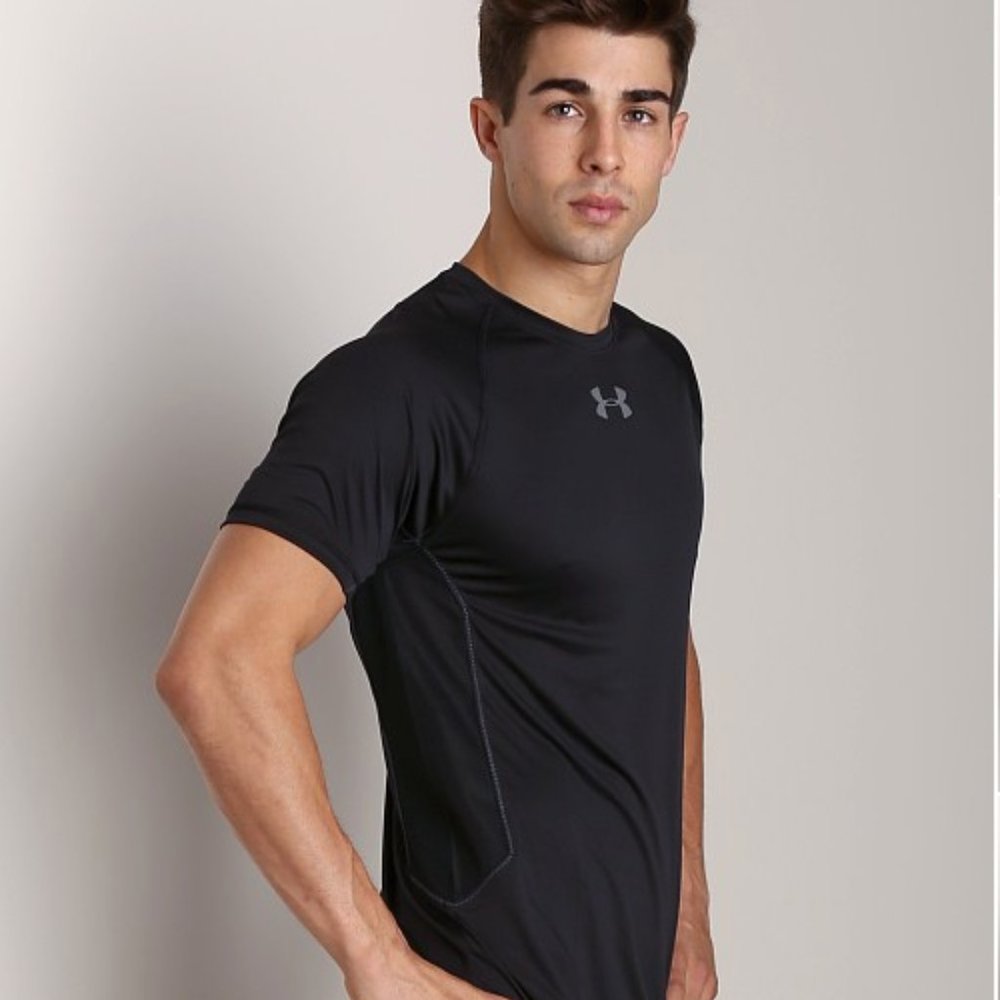 BUNDLE: Two UA HeatGear Flyweight Short Sleeve T’s